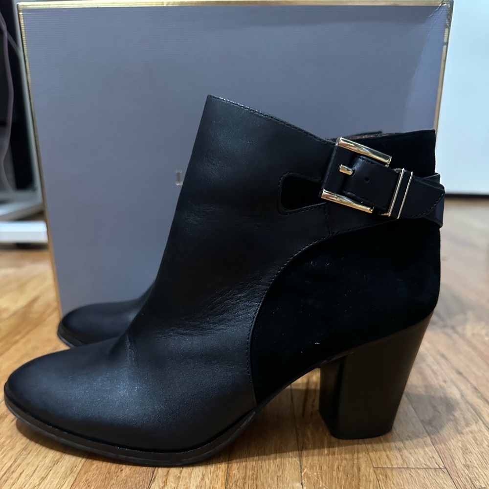 Louise et cie black ankle boots